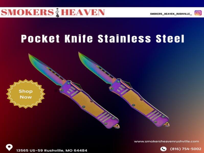 Pocket Knife Stainless Steel 