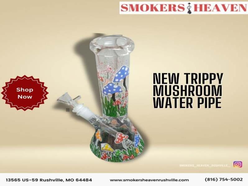 New Trippy Mushroom Water Pipe
