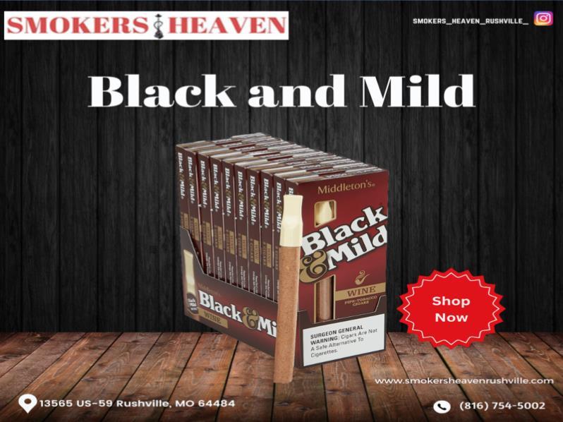 Black & Mild cigars available in Rushville 