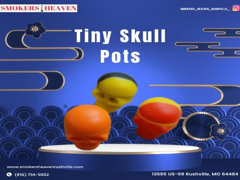 Tiny Skull Pots